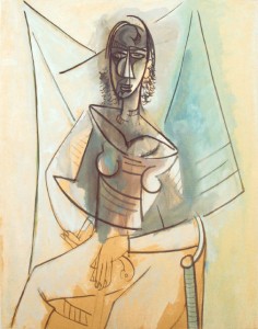 'Mujer sentada', de Wifredo Lam